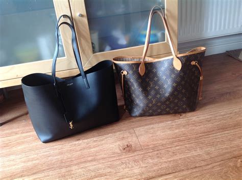 LV EPI Neverfull vs Gucci Medium Swing tote 